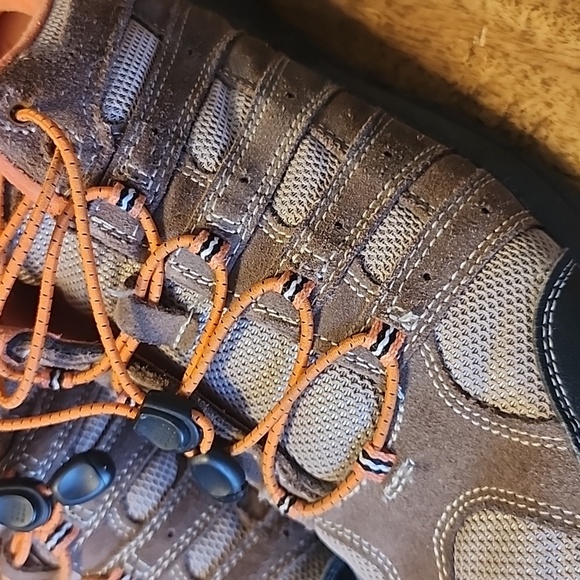 ANODYNE BROWN AND ORANGE HIKING SHOES SZ 10.5 - Picture 16 of 16